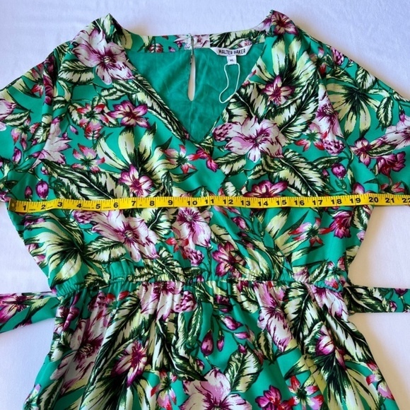 NWOT - Walter Baker Jubilee tropical kimono sleeve mini dress - Picture 6 of 12